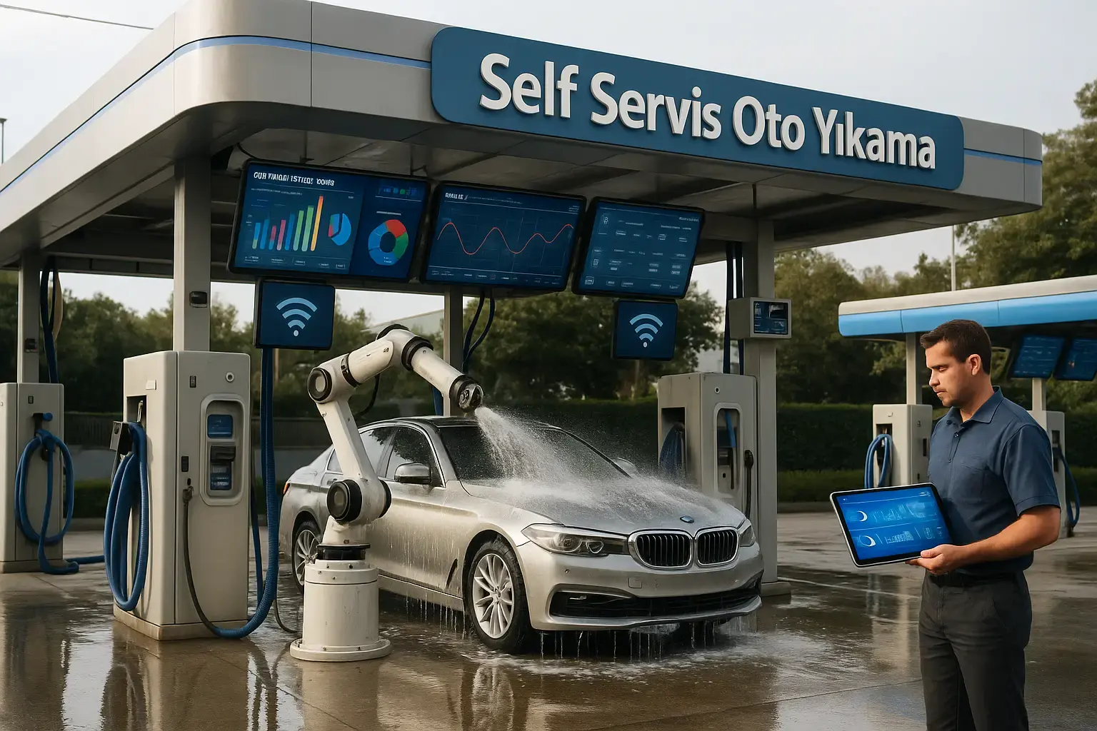 Self Servis Oto Yıkama Sistemlerinde IoT ve Otomasyon Akıllı Teknolojiyle Verimliliği Artırın