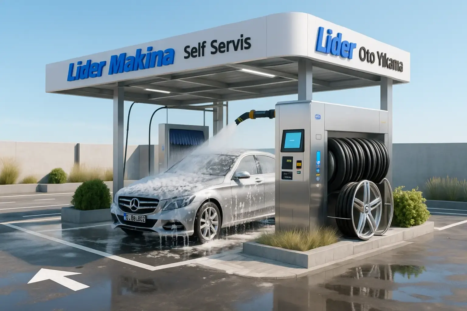 Self Servis Oto Yıkamada Enerji ve Su Tasarrufu Yöntemleri